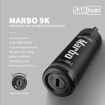 พอตใช้แล้วทิ้ง Marbo bar ราคาส่ง - 9000 คำ-พอตใช้แล้วทิ้ง-Marbo-Vape Haus