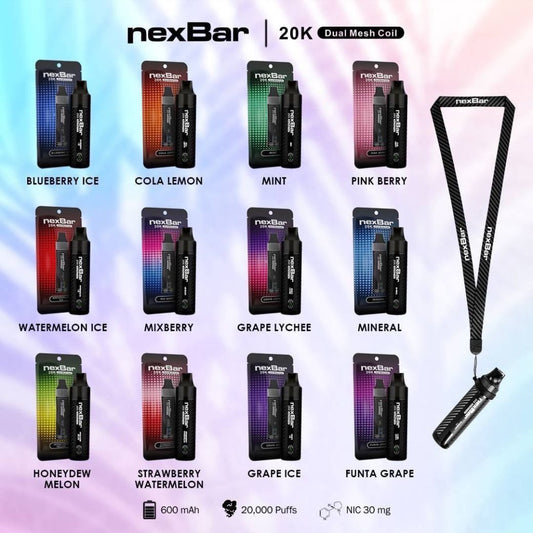 Wotofo Nexbar 20000 Puffs Disposable Vape