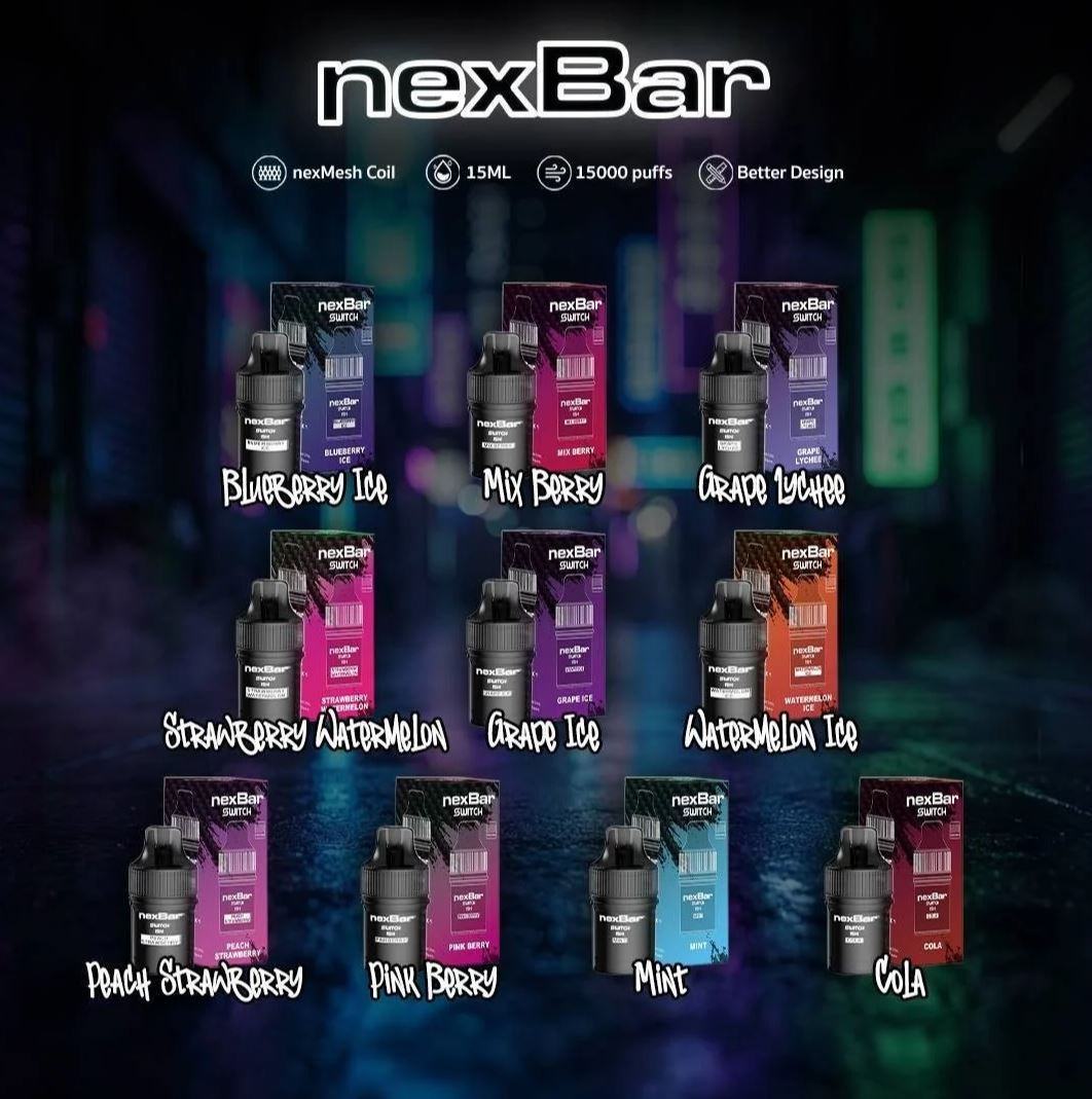 Nexbar Switch 15000 Puffs Replacement Pods