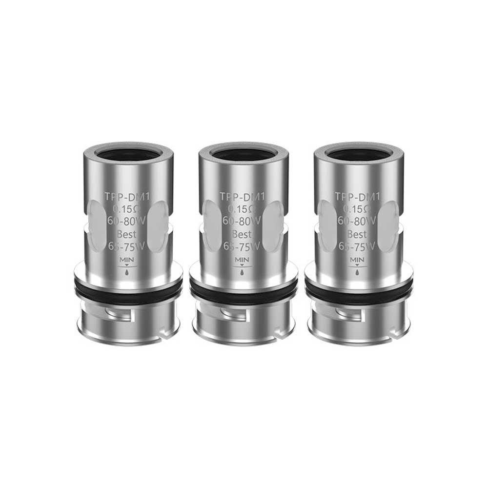 VOOPOO - TPP Replacement Coil-คอยล์บุหรี่ไฟฟ้า-VOOPOO-0.15 Ohm TPP-DM1-Pack of 3-Vape Haus